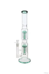 18 Inch Double Tree Perc Water Pipe